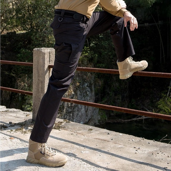 FREE SOLDIER Water Resistant Relaxed Fit Tactical Cargo Pants Multi Pocket NEW - Picture 12 of 16